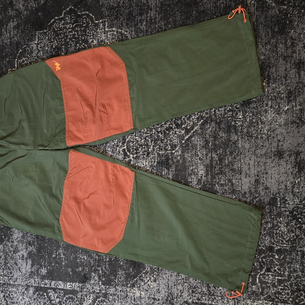 🔥🔥🔥Without Walls Cargo Pants Green and Orange with Reinforced Knees🔥🔥🔥